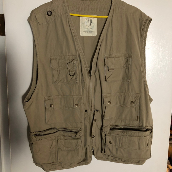 Vintage Gap Fishermans or Photgraphers Vest - Picture 2 of 2